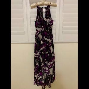 GUESS purple and black flowery dress, extra small